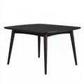 Tavolo da pranzo 140 x 80 x 75 cm in legno marrone scuro - stile moderno