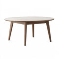 Tavolo da pranzo ovale 180 x 100 x 75 cm in legno marrone chiaro stile moderno